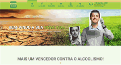 Desktop Screenshot of alcoolismotemtratamento.com.br